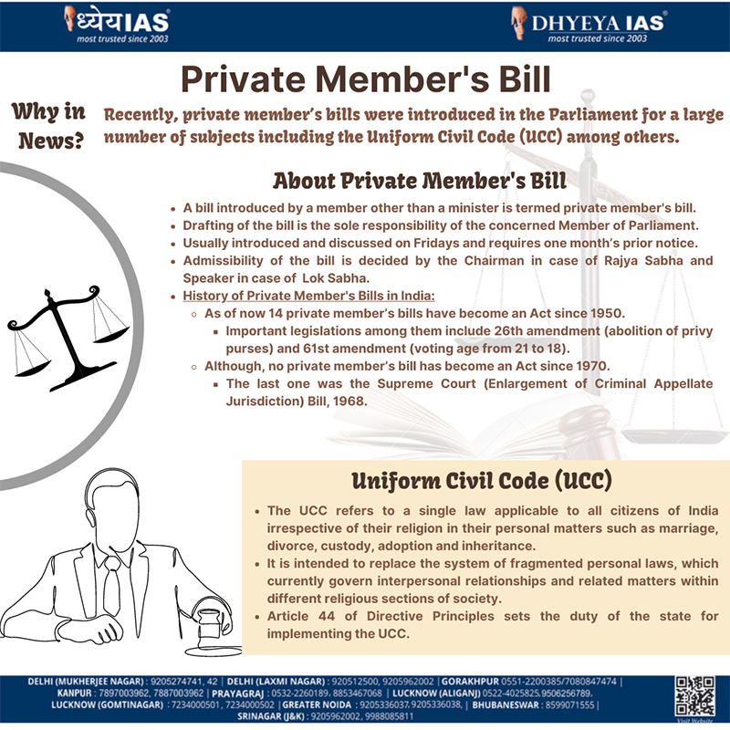 Info paedia private members bill